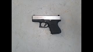 Airsoft WE Glock 27 Gen 4 Silver GBB Pistol [upl. by Quint]