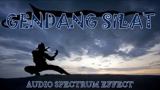 GENDANG SILAT MELAYU NUSANTARA AUDIO SPECTRUM EFFECT  TOP SONG 2020 [upl. by Yenial396]