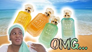 🌴🍌Kayali Vacay In A Bottle Review new unboxing perfume tropical hudabeauty sephora mustwatch [upl. by Dodds872]