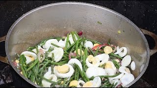 RECETTE  HARICOTS VERTS AUX OEUFS ILE DE LA REUNION [upl. by Cornell251]