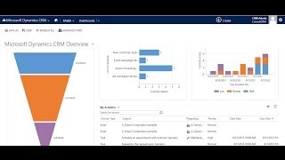 Microsoft Dynamics CRM 2013  Demo [upl. by Frieder]