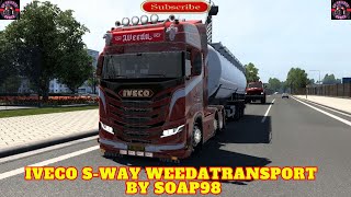 ETS2 v152 Iveco SWay Weeda Transport by soap98 [upl. by Anelhtak]