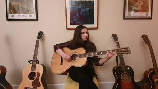 Candyman by Rev Gary Davis played by 14 year old Muireann on a Waterloo WLS Deluxe [upl. by Nylannej]