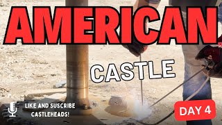 Building The American Castle Day 4 How To Build A Castle [upl. by Ruhtracm]