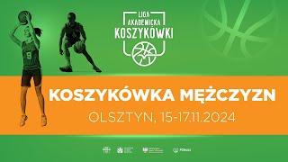 Liga Akademicka AZS  Olsztyn  Koszykówka M  Politechnika Gdańska  UWM Olsztyn [upl. by Wexler32]