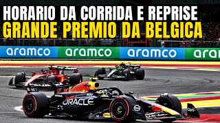 GP DA BELGICA  HORÁRIO DA CORRIDA E DA REPRISA NA TV BAND E NO BAND SPORTS  FORMULA 1 [upl. by Lietman]