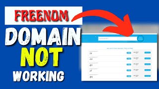 Freenom Not Available  Is Free Domain Still Working [upl. by Noryak]