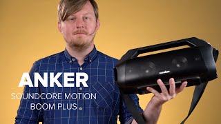 Anker Soundcore Motion Boom Plus im Test Viele Features wenig Boom  Klang  Akku  Anschlüsse [upl. by Nohsal]