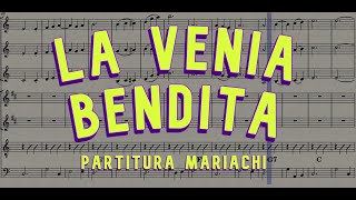 LA VENIA BENDITA  Partitura Mariachi MarcoAntonioSolis [upl. by Enorahs]