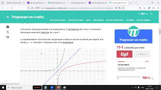 Une petite révision en mathématiques de secondaire 3 sur les fonctions ne ferait pas de tort [upl. by Aihsenod539]