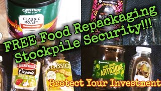 FREE Food Repackaging Stockpile SecurityProtect Your Investment martinmidlifemisadventures prep [upl. by Carnahan]