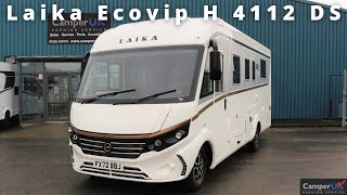 Laika Ecovip H 4112 DS Motorhome For Sale at Camper UK [upl. by Streeto]