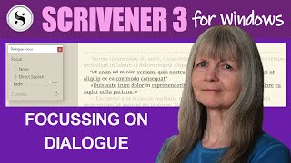 Scrivener 3 for Windows Dialogue Focus [upl. by Cod]