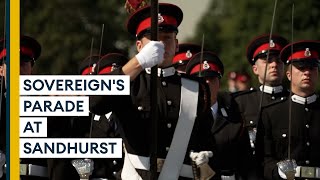 Officer Cadets pass out at Sovereigns Parade held earlier due to heat [upl. by Krilov]