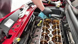 Snapped Bolt  Rocker Cover  Time Lapse  Vauxhall  Oil Leak [upl. by Lionello]