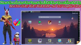 Best Emulator For Low End PC 2024  Best Emulator for 2GB4GB8GB RAM PC  Memuplay Emulator Lite [upl. by Oremo]