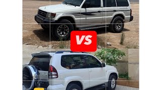 Prado vs pajero offroad offroad offroad4x4 offroading prado pajero nature naturelover toyota [upl. by Enyalahs574]