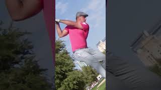 Bryson DeChambeaus Dynamic Downswing Transition Vertical Swing View [upl. by Alliuqet]