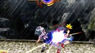 Touhou Playthrough Scarlet Weather Rhapsody  Sakuya Izayois Story  Stage 4 [upl. by Finnigan]