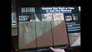 Restore Liquid Armor Deck Resurfacer  Home Depot [upl. by Elery]