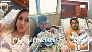 Labor and Delivery Vlog  39 Week Elective Induction  Positive Birth Experience [upl. by Schwab56]