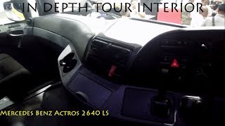 In Depth Tour Interior Mercedes Benz Actros 2640 LS Indonesia [upl. by Rambort875]