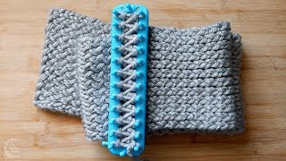 How to Loom Knit a Scarf  Easy Pattern for Beginners  The Sweetest Journey [upl. by Formenti]