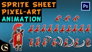 Pixel Art Sprite Sheet and Animations  Easy Tutorial [upl. by Ilzel]