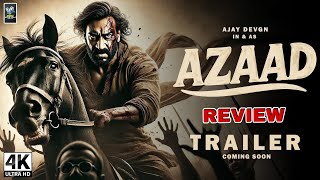 AZAD MOVIE AJAY DEVGAN TRAILER REVIEW NEW MOVIE AJAY DEVGAN REVIEW review [upl. by Gans351]