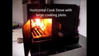 Horizontal Cook Stove with large cooking plate [upl. by Ainecey]