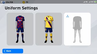 Uniform setting PES 2020 mobile [upl. by Aurore]