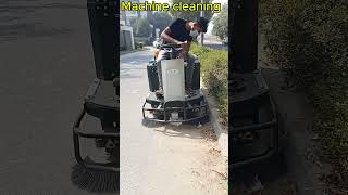 ROAD CLEANING MACHINE INDIA automobile electric sweeping [upl. by Ahtekal639]