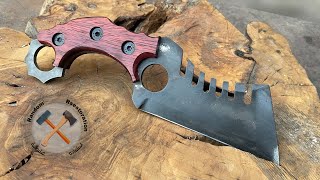 The Dark karambit  Making an Elevated karambit Knife [upl. by Gerry422]