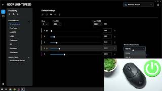 How to Adjust the Wireless Report Rate in Logitech G309 LIGHTSPEED Mouse [upl. by Efren197]