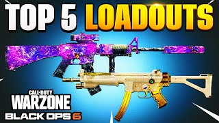 Top 5 Loadouts in Warzone Black Ops 6  Stats amp TTK Charts [upl. by Grishilde]