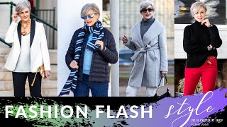 fashion flash  must have winter outfits  womens fashion over 50 [upl. by Menon857]