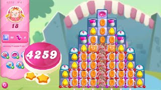 Candy Crush Saga Level 4259 NO BOOSTERS  2 Stars 🌟🌟 [upl. by Parnas]