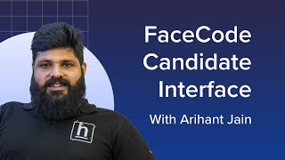 Walkthrough of the Hackerearth FaceCode candidate interface [upl. by Eerat680]