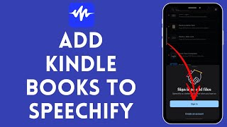 How to Add Kindle Books to Speechify 2024  Include Kindle Books to Speechify [upl. by Johannes]