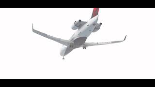 1974 Oklahoma City Sabreliner Crash  Crash Animation [upl. by Silbahc671]