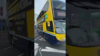 Dublin bus Volvo B9TL ADL Enviro400 EV60Rosie Hackett bridgeDublinRoute G1 [upl. by Adirf]