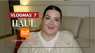 🎄 VLOGMAS 7 🎄 SÚPER HAUL HOGAR Y DECORACIÓN TEMU ✨ ESPECIAL NAVIDAD ✨ OFERTAS 1212 ❤️ [upl. by Lonna]