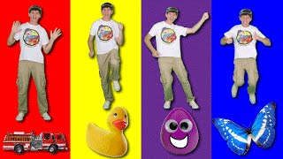 Colors Action Song With Matt  Learn 7 Colors  Learn English Kids [upl. by Bal]