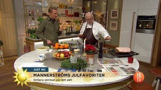 Leif Mannerströms klassiska julmat  Nyhetsmorgon TV4 [upl. by Urias]