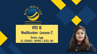 IFRS 16 Modification Lessee Accounting [upl. by Dorette32]