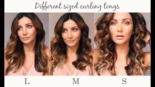 Which Size Curling Tong Should You Be Using [upl. by Ullyot806]