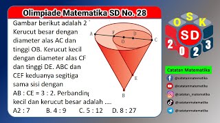 Pembahasan Soal OSNK SD 2023 No 28  Olimpiade Matematika SD Tingkat KabupatenCatatan Matematika [upl. by Yslehc]