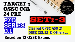 Data Interpretation Set 3 based on OSSC Previous year Questions [upl. by Matronna]