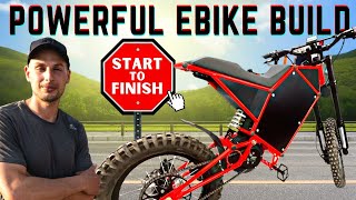 DIY Electric Bike Build homemade ebike  CyberBike from ridevoltic [upl. by Anurag868]