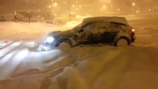 Audi A3 quattro pulling snow [upl. by Calesta]